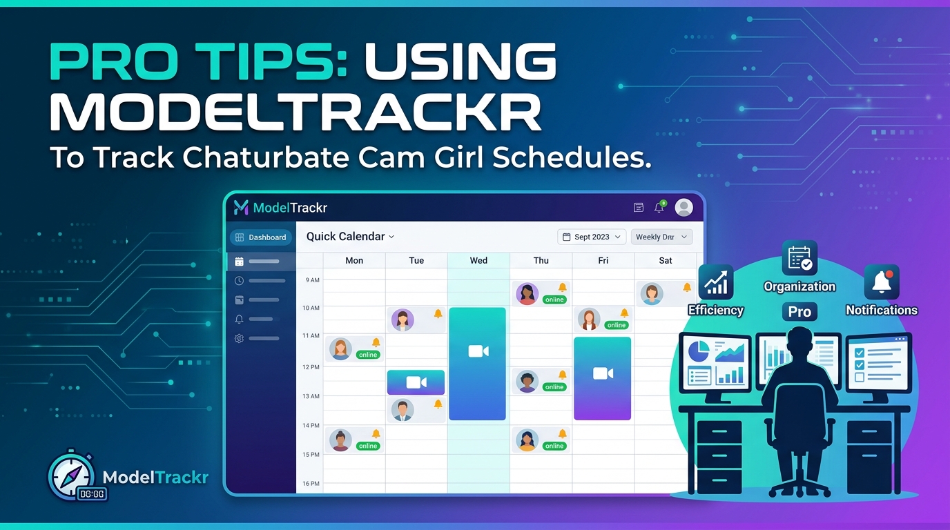Pro Tips for Using ModelTrackr to Track Cam Girl Schedules