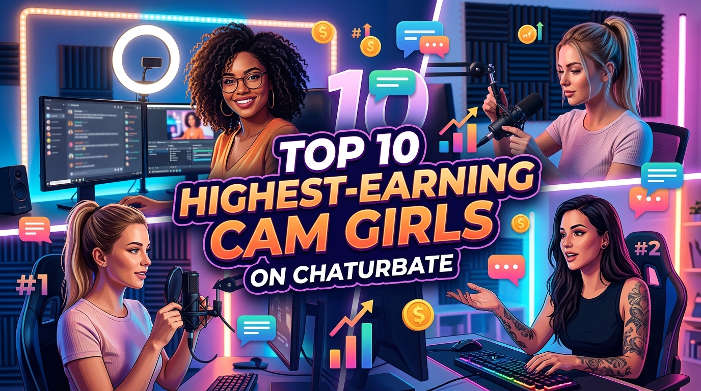 Top 10 Highest-Earning Cam Girls on Chaturbate in 2026