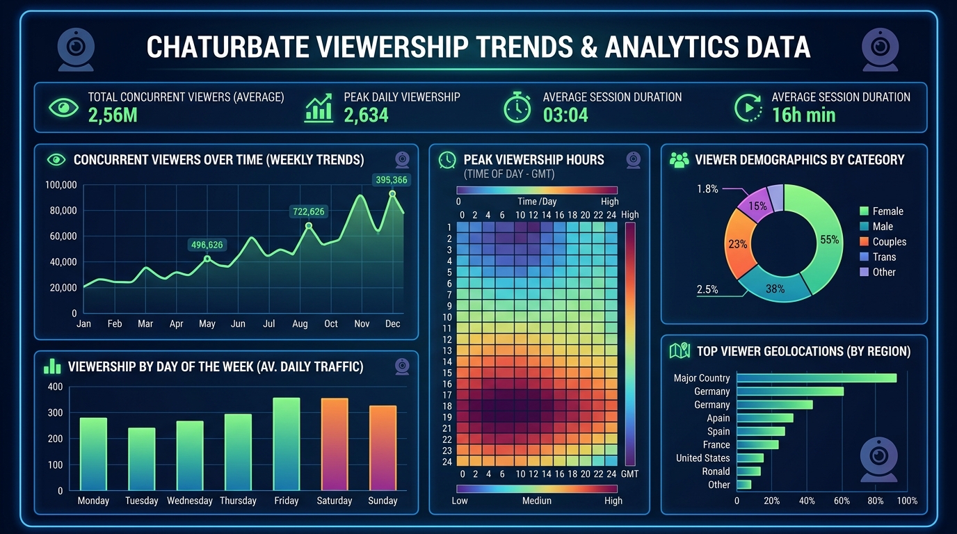 Chaturbate Viewership Trends: What the Data Shows in 2026