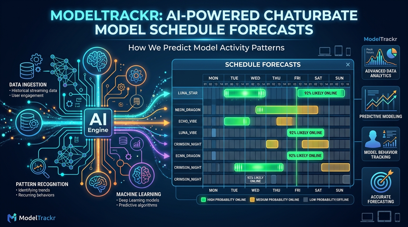 ModelTrackr's AI Predictions: How We Forecast Chaturbate Model Schedules