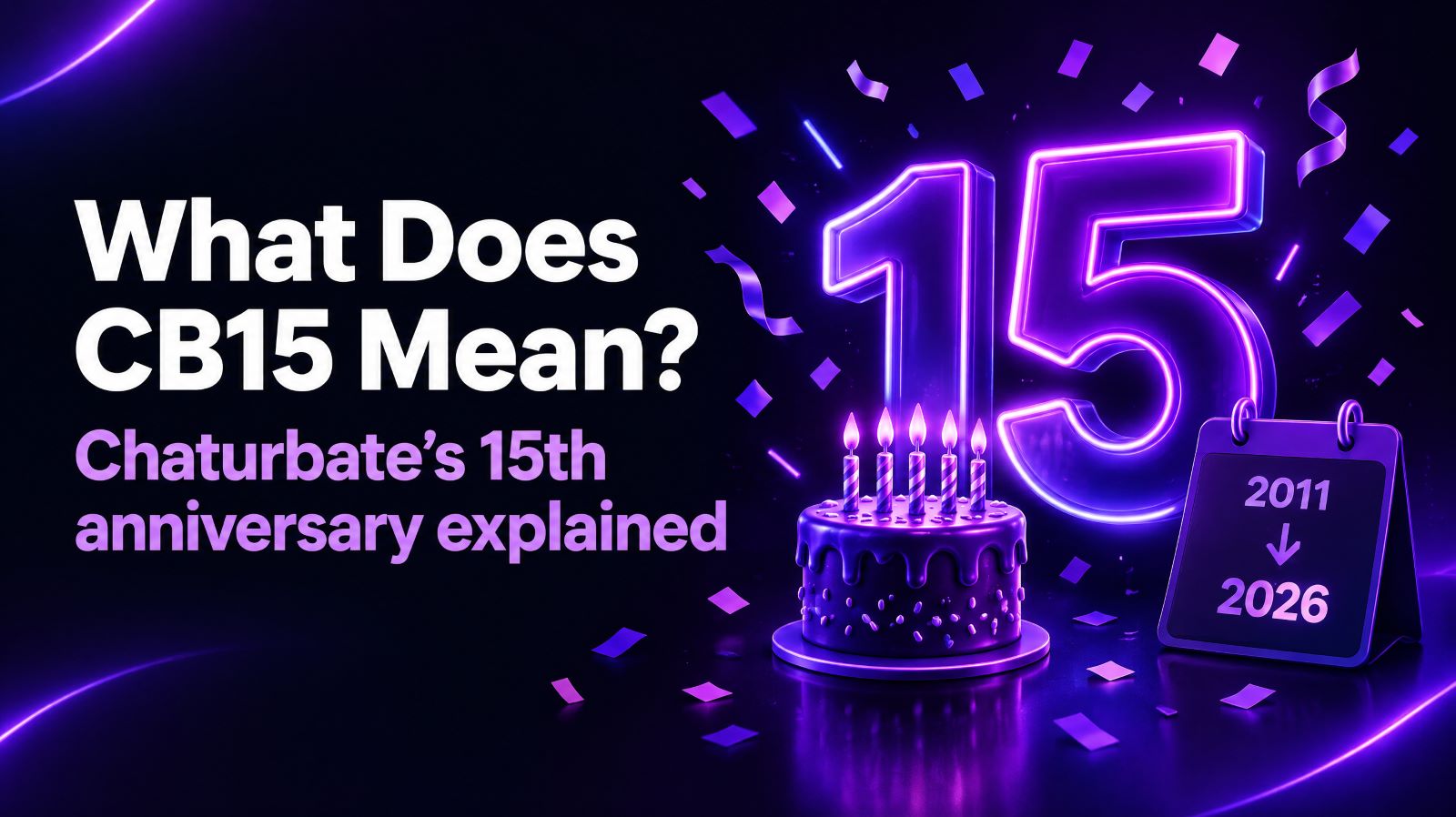 What Does CB15 Mean? Chaturbate's 15th Anniversary Explained