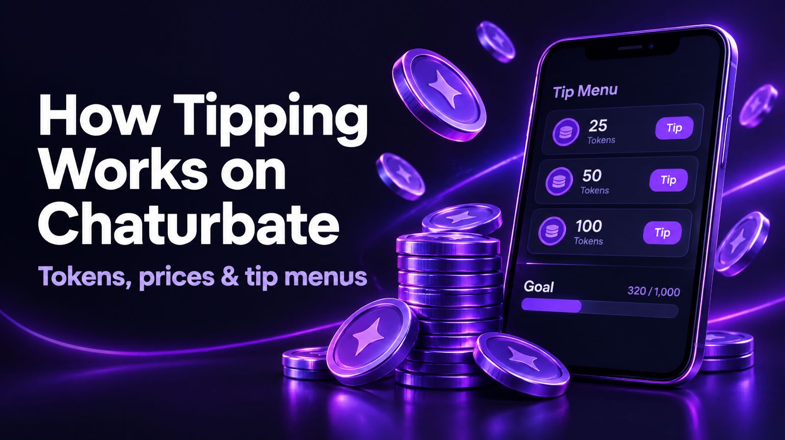 How Tipping Works on Chaturbate: Tokens, Prices & Tip Menus (2026)